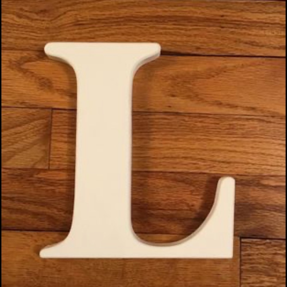 Letter "L" BabiesRUs Wooden Wall Letter